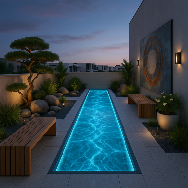 Glass River Walk Terrace Glass River Walk Terrace Design for 2 Oakland Estates villa in North Bangalore.