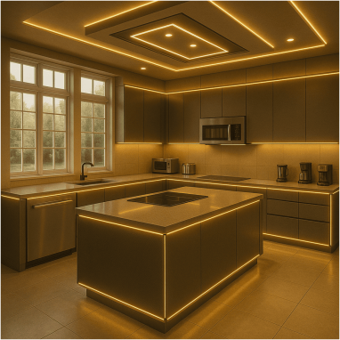 Futuristic Smart Kitchen Futuristic Smart Kitchen Design for 2 Oakland Estates villa in North Bangalore.