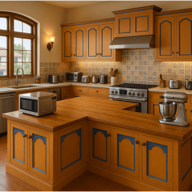 Heritage Indian Ethnic Kitchen Heritage Indian Ethnic Kitchen Design for 2 Oakland Estates villa in North Bangalore.
