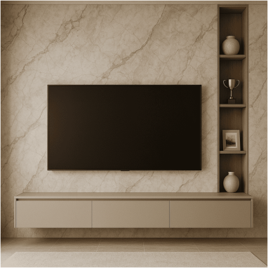 Elegant home theatre space featured in luxury villas near IVC Road